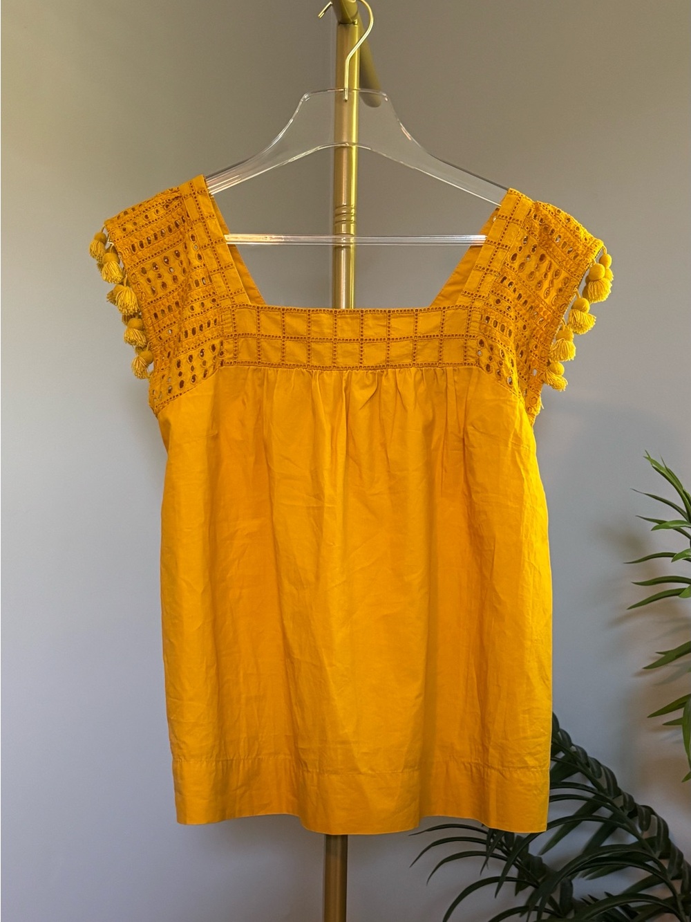 J. Crew Yellow Cotton Shirt - Picture 3 of 15